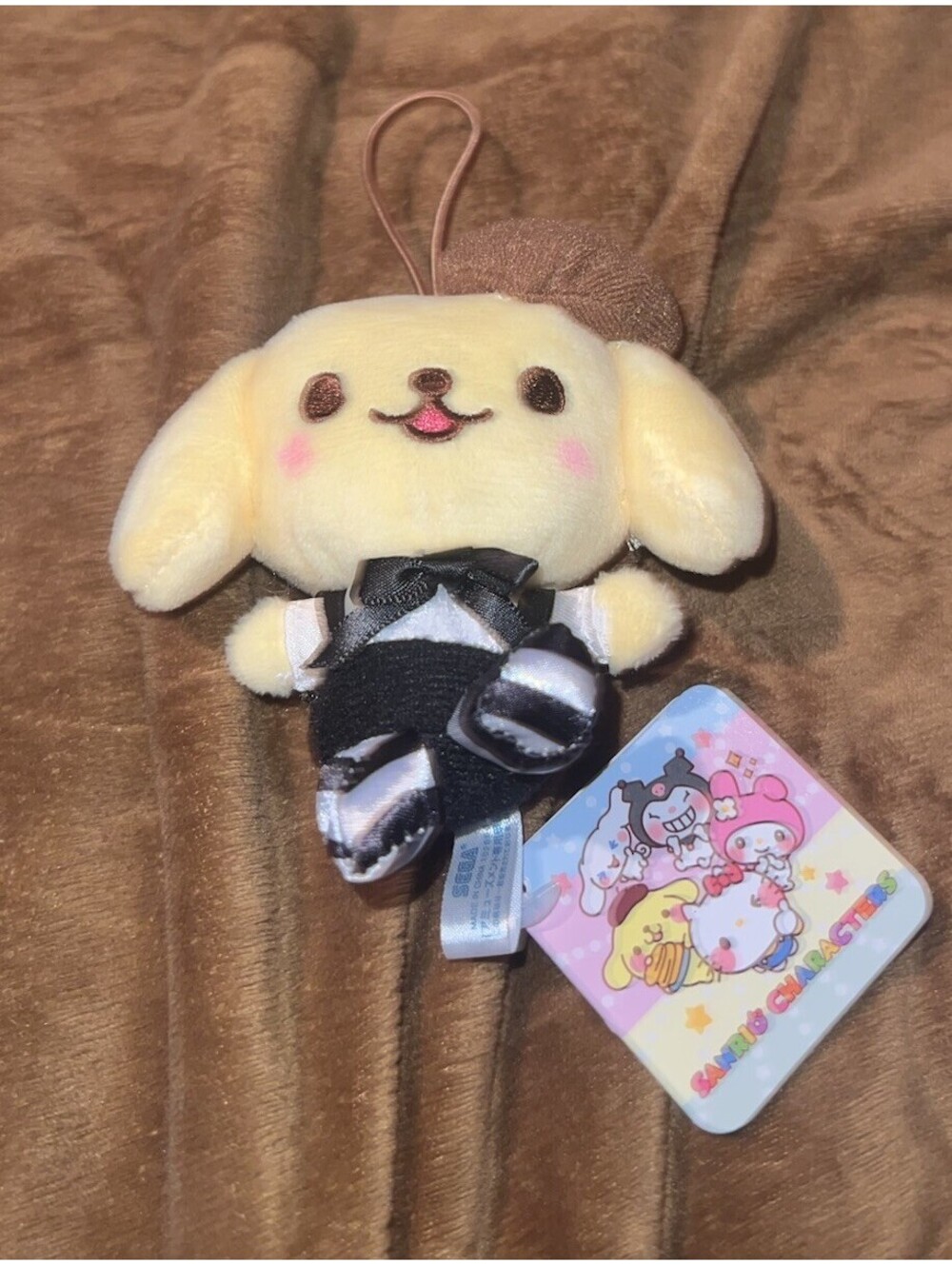 Sanrio Pompompurin Japan Exclusive Plush RARE LIMITED - Black Gothic NWT 2018